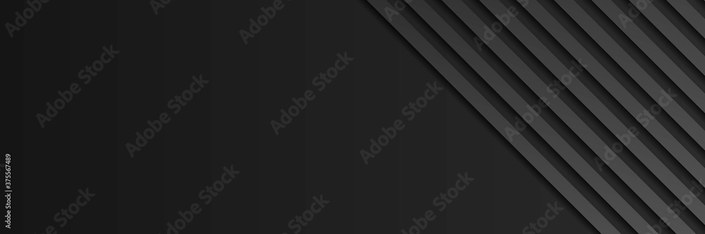 Obraz premium Black lines on black background 