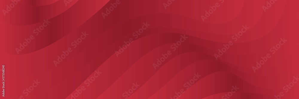 Vector red wave abstract background - modern concept of red paper art style, banner. Vector red wave abstract background - modern concept of red paper art style, banner.