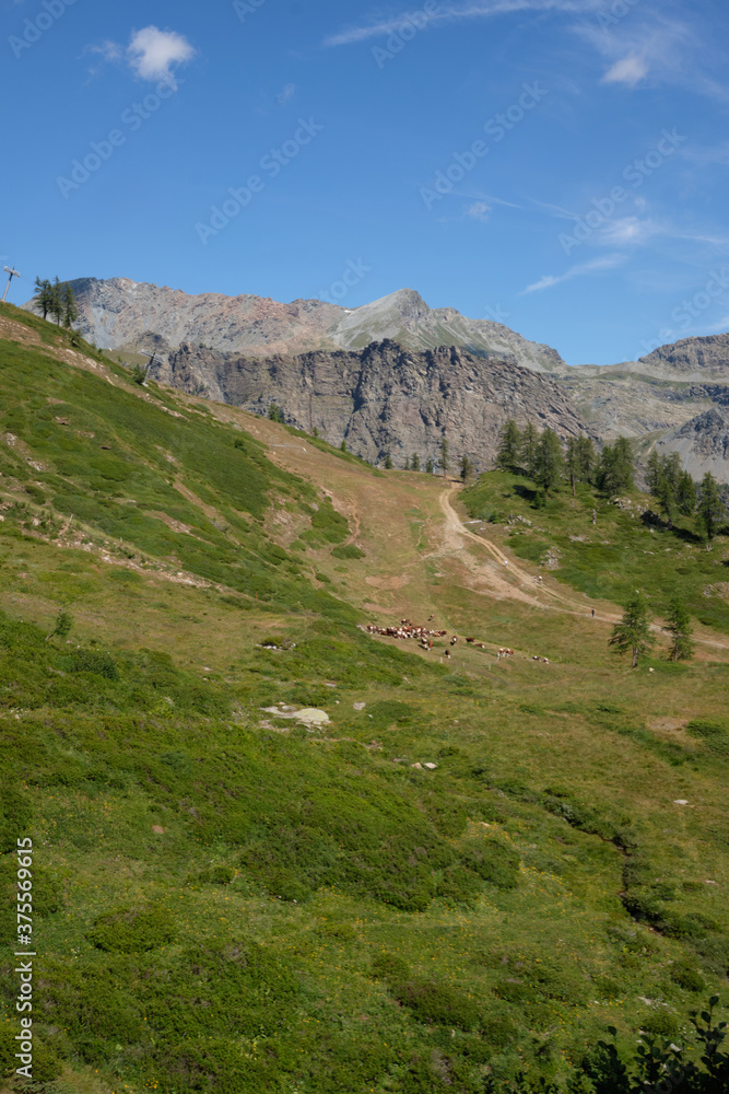 beautiful landscape - mountain of champorcher - Aosta - Italy