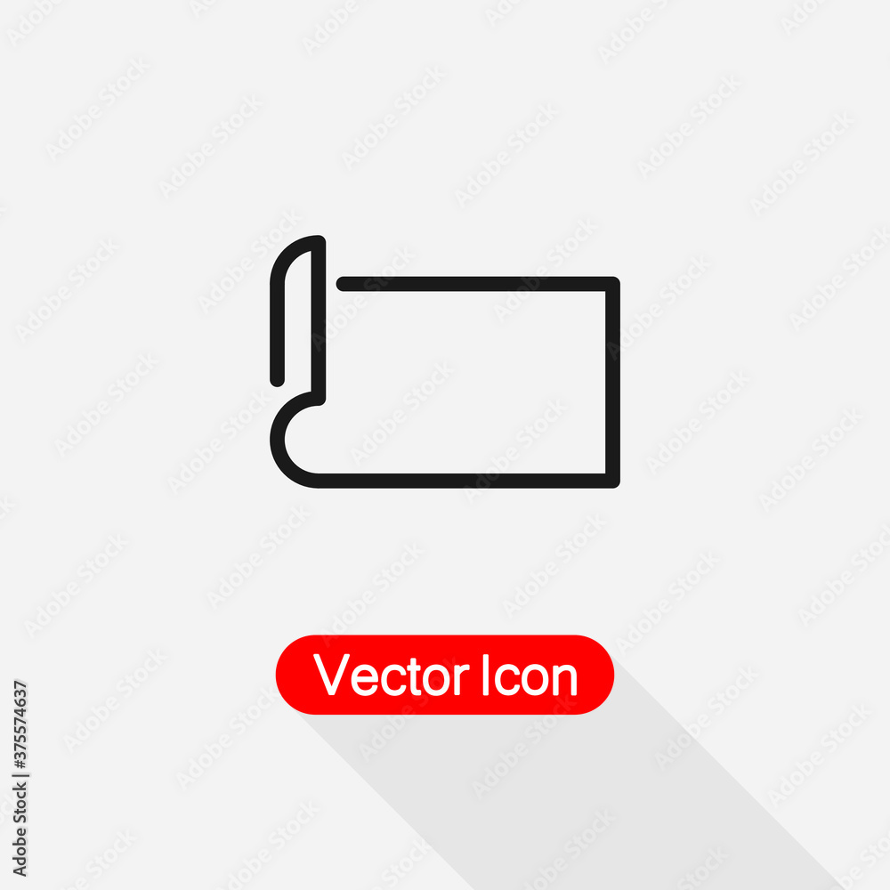 Yoga Mat Icon, Yoga Symbol Vector Illustration Eps10 Yoga Mat Icon, Yoga Symbol Vector Illustration Eps10