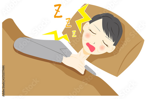睡眠障害　いびき　ミドル　女性