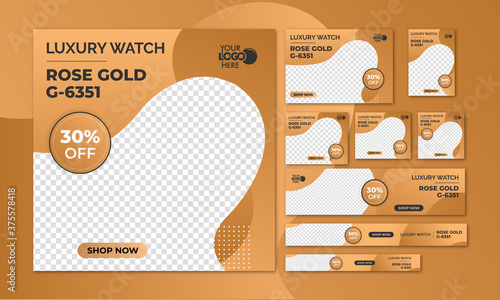 Watch sale Banner ads Template 