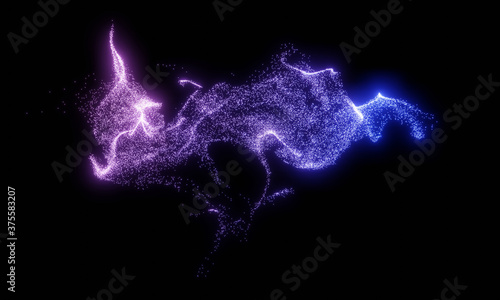Abstract purple , pink , re...