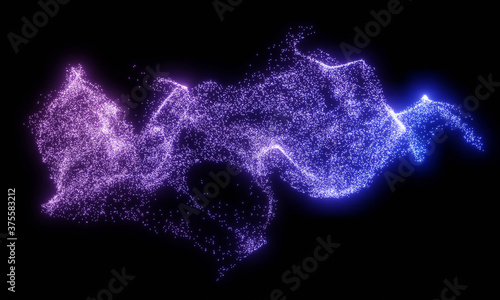 Abstract purple , pink , re...