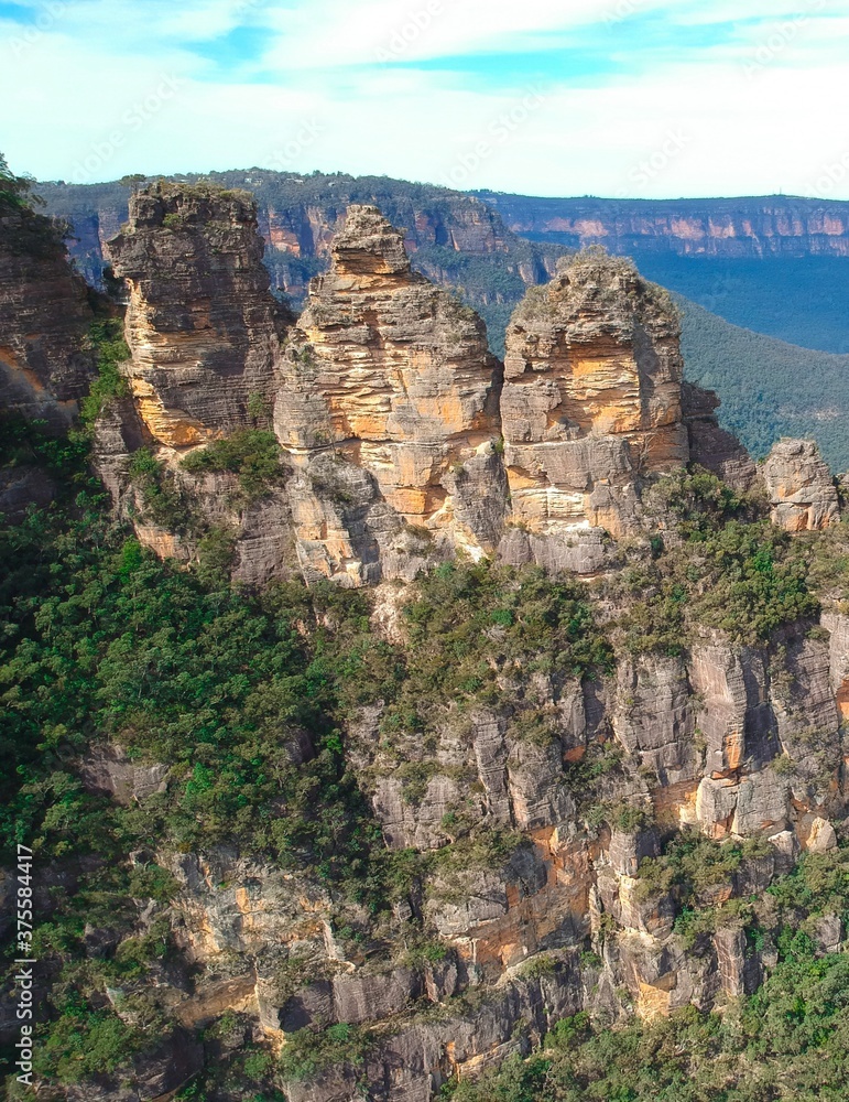 Three sisters Echo Point Blue Mountains Katoomba Sydney NSW Australia