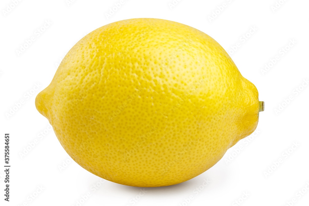 Single lemon fruit, isolated on white background Single lemon fruit, isolated on white background