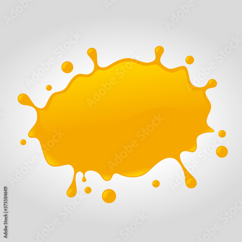 Yellow vector splash. To see the other vector splash illustrations , please check Splash and Dripping collection.