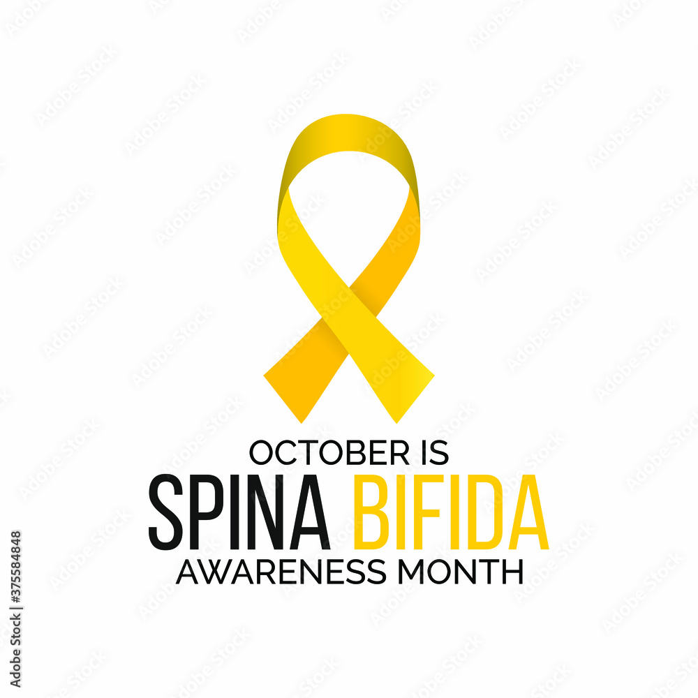 Vector illustration on the theme of Spina Bifida awareness month observed each year during October. Vector illustration on the theme of Spina Bifida awareness month observed each year during October.