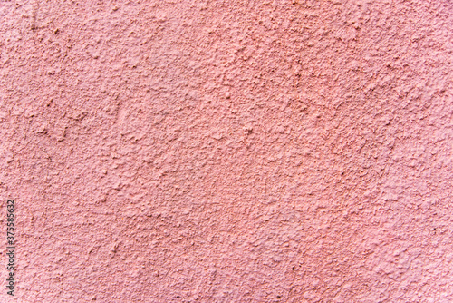 The natural texture of the pink wall