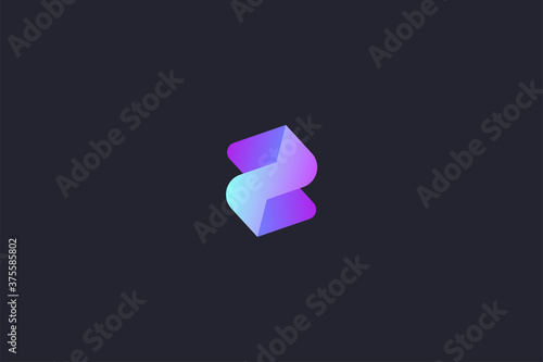 Technology Letter Z Logo Abstract Whimsical Monogram