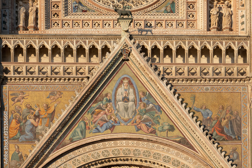 Details of the Cathedral of Orvieto (Duomo di Orvieto), Italy