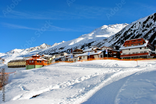 Obergurgl Hochgurgl Otztal Ski resort in the Western Tyrol Austrian Alps Austria