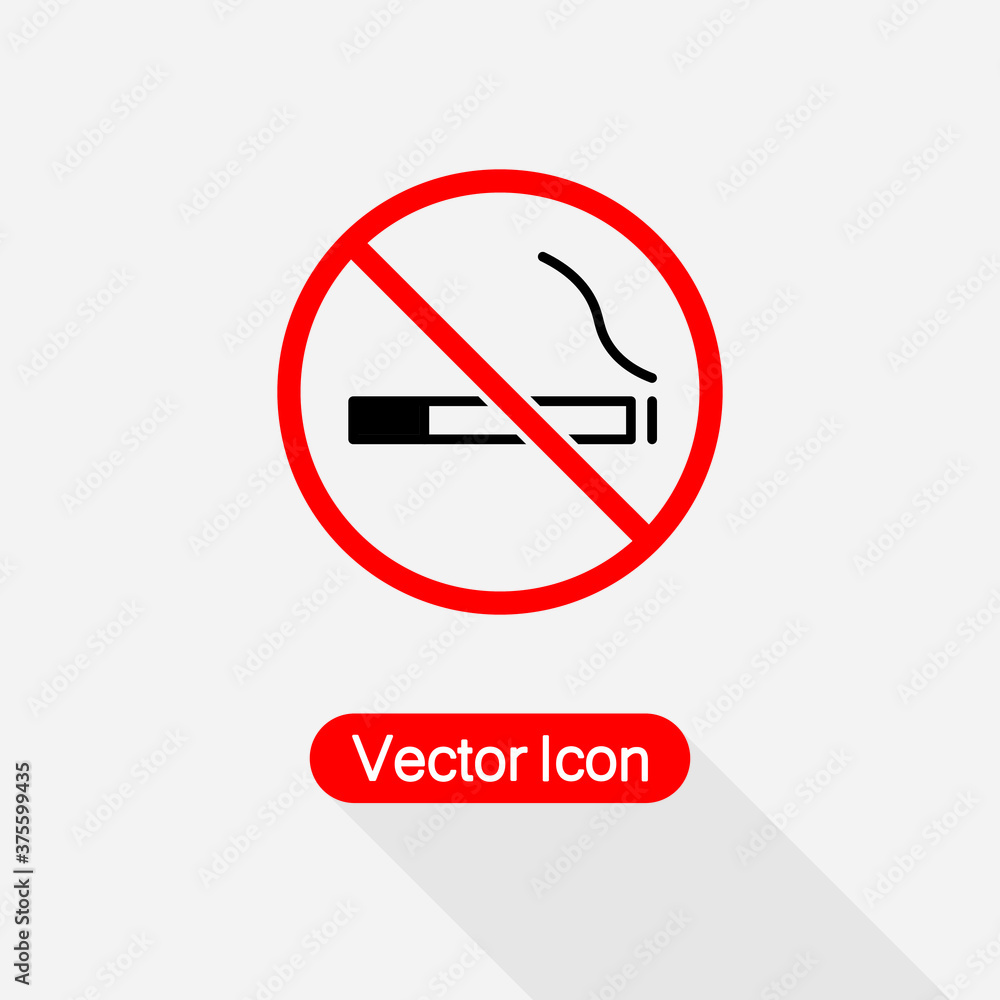 No Smoking Sign, No Smoking Icon Vector Illustration Eps10 No Smoking Sign, No Smoking Icon Vector Illustration Eps10