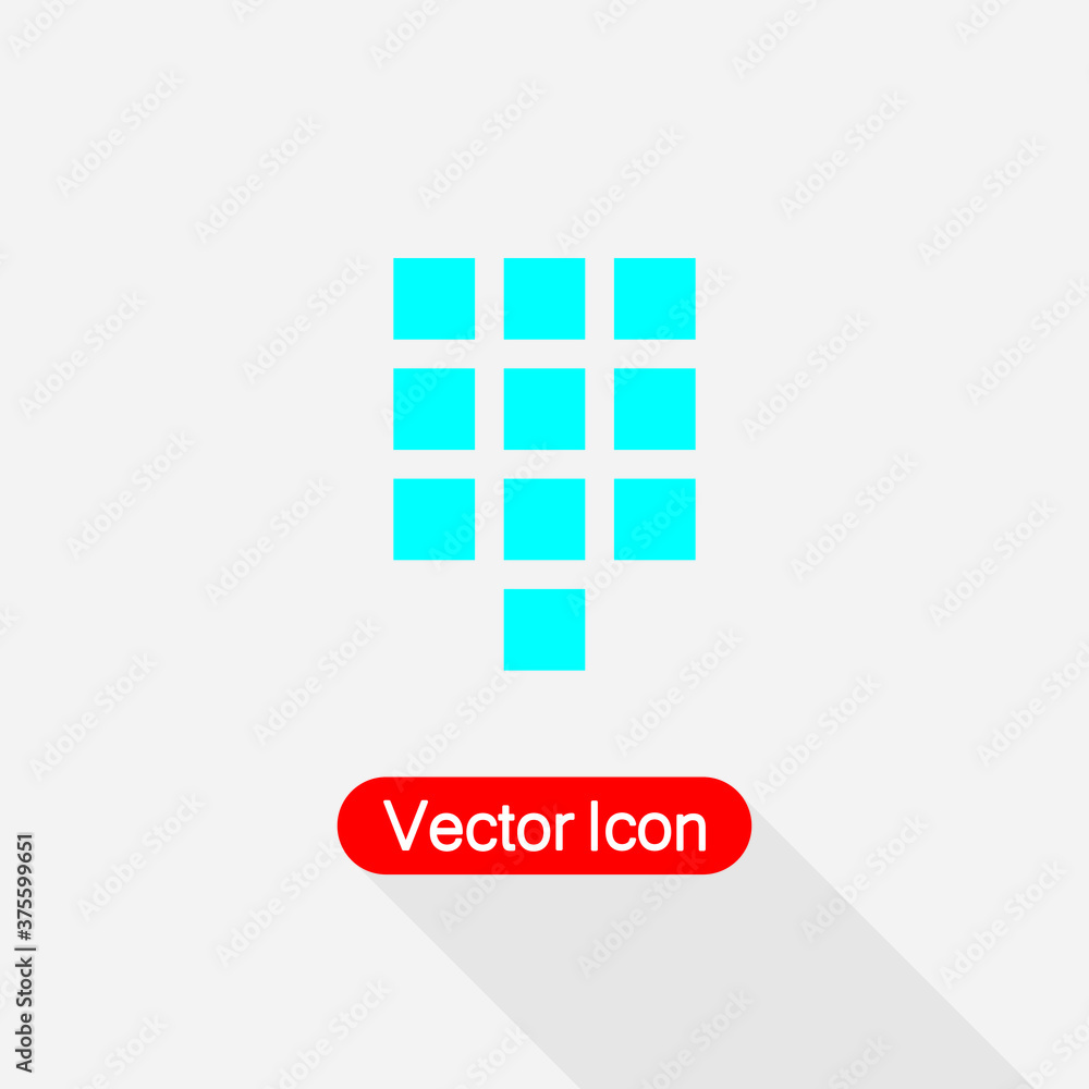 Obraz premium Numeric Keypad Icon Vector Illustration Eps10