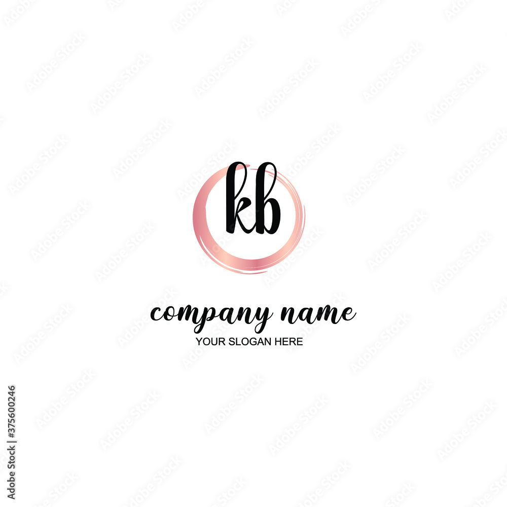 KB Initial handwriting logo template vector
KB Initial handwriting logo template vector