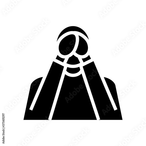 loneliness psychological problems glyph icon vector. loneliness psychological problems sign. isolated contour symbol black illustration