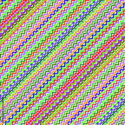 Seamless pattern with lines.Repeating  unusual Design . Colorful zigzag Vector stripes .Geometric shape. Infinity Endless texture