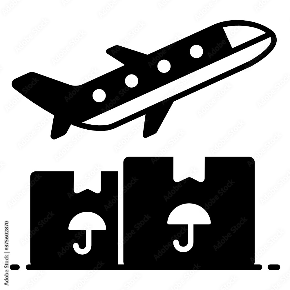 An aircraft or spaceship for shipment, air freight,
An aircraft or spaceship for shipment, air freight,