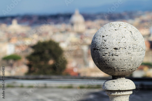 Canvas Print ancient sphere in rome