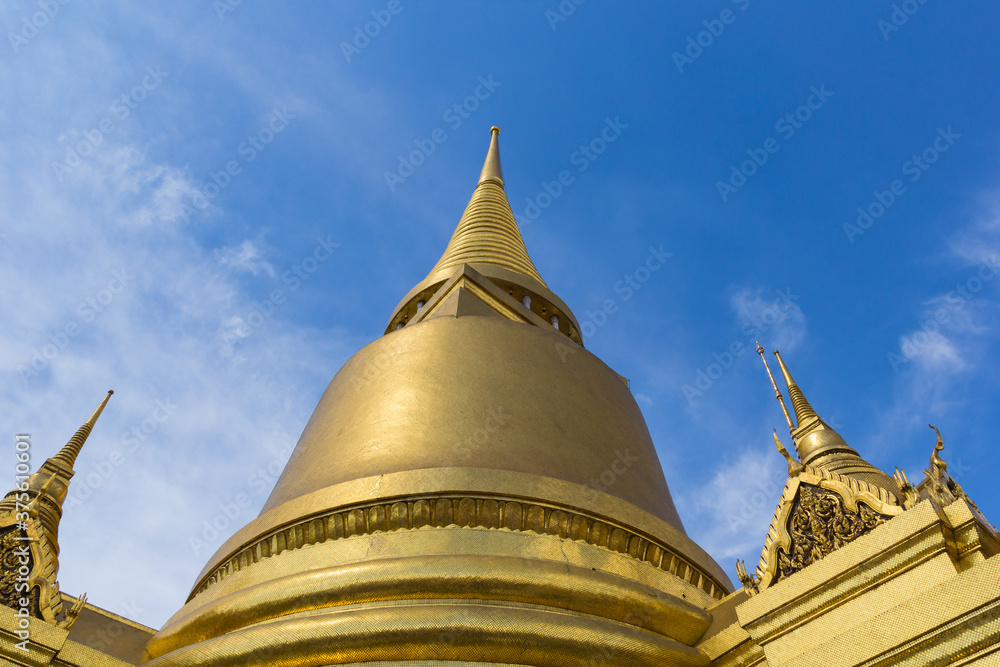 Gold pagoda in Wat Phra Kaew