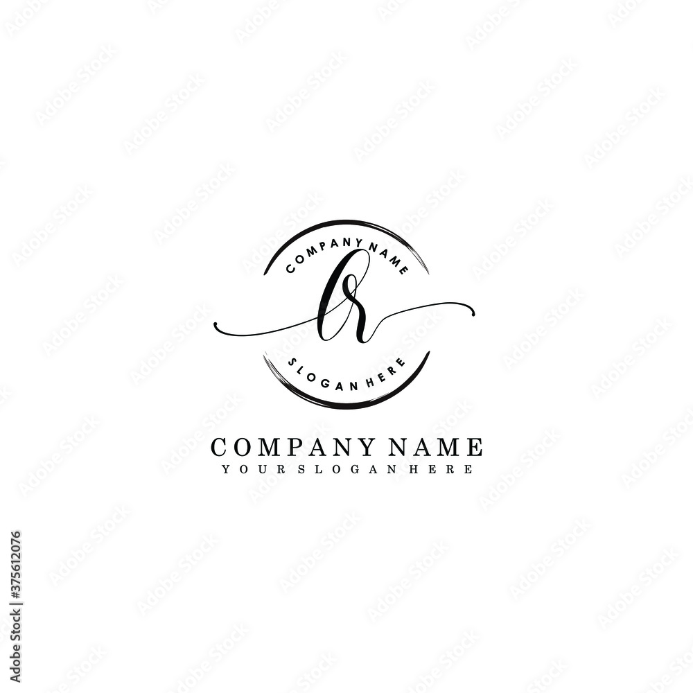 LR Initial handwriting logo template vector
LR Initial handwriting logo template vector
