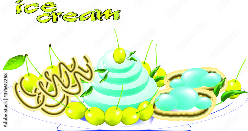 Fototapeta premium ice cream MMM