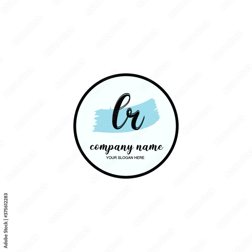LR Initial handwriting logo template vector
LR Initial handwriting logo template vector