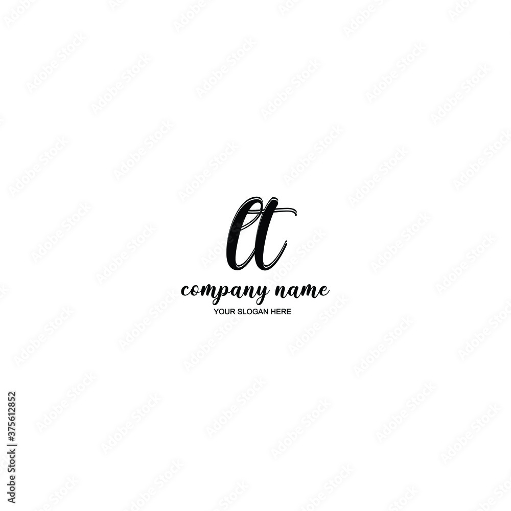LT Initial handwriting logo template vector
LT Initial handwriting logo template vector