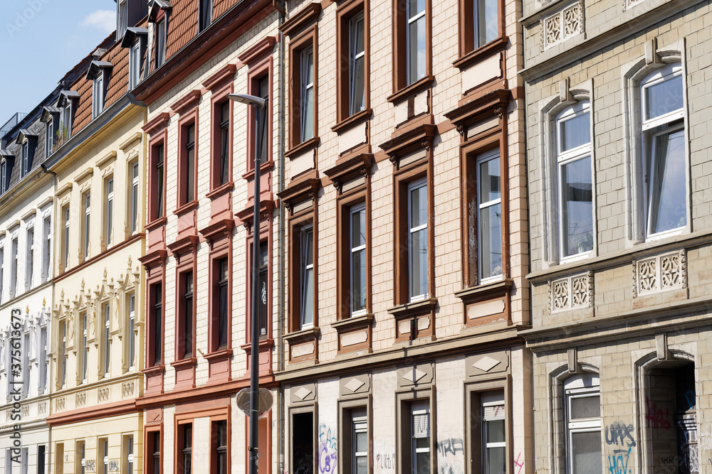colourful facades of houses from the late nineteenth century in cologne ehrenfeld colourful facades of houses from the late nineteenth century in cologne ehrenfeld