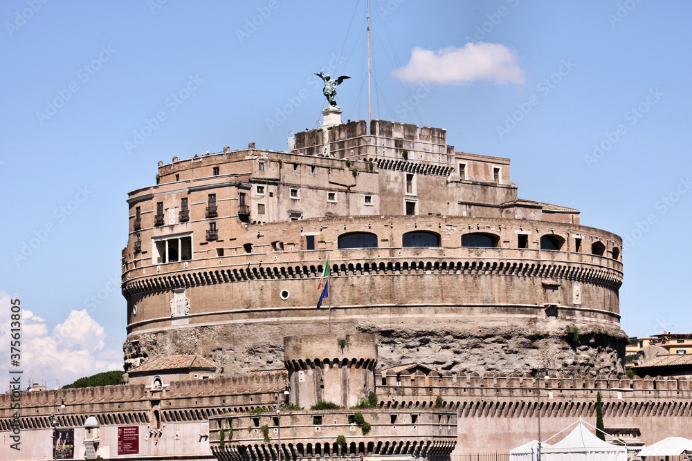 A view of Rome in Italy