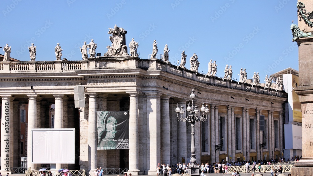 Naklejka premium A view of the Vatican in Rome 