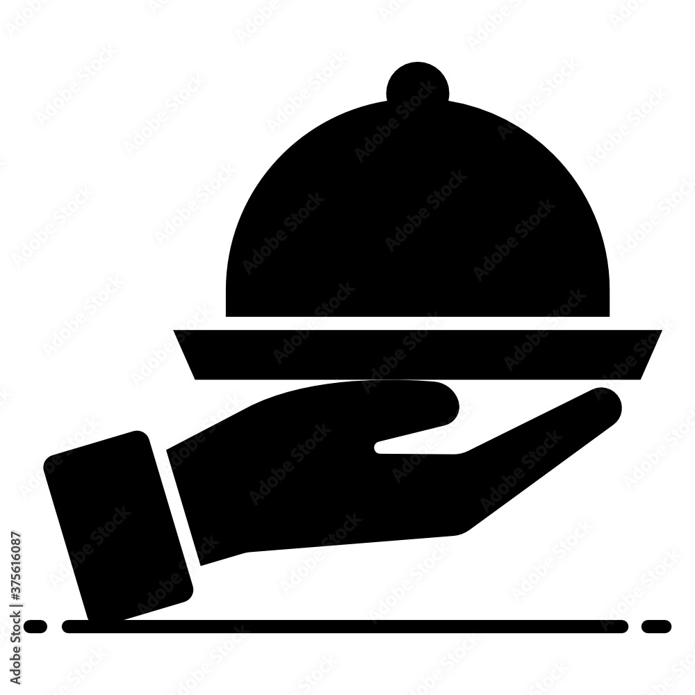 Cloche, food service icon design vector
Cloche, food service icon design vector