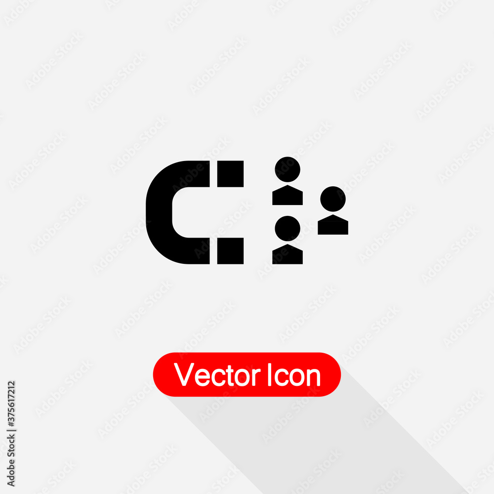 User Attraction Icon Vector Illustration Eps10 User Attraction Icon Vector Illustration Eps10