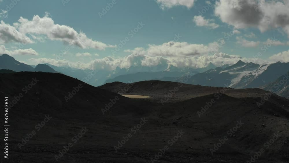 Landscape view of Caucasus mountains near mount Elbrus Landscape view of Caucasus mountains near mount Elbrus