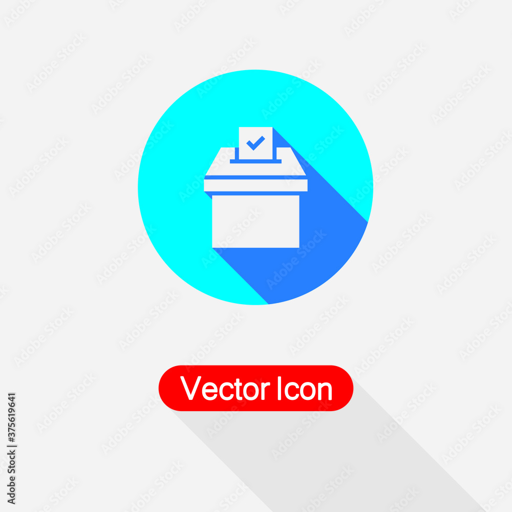 Vote Icon, Election Box Icon Vector Illustration Eps10 Vote Icon, Election Box Icon Vector Illustration Eps10