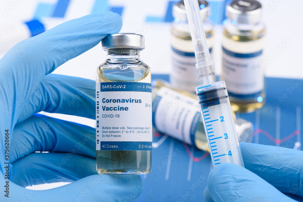 SARS-CoV-2 Coronavirus vaccine research concept SARS-CoV-2 Coronavirus vaccine research concept