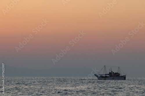 sunset at sea © Dawid