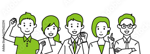 様々な職種で働く人々