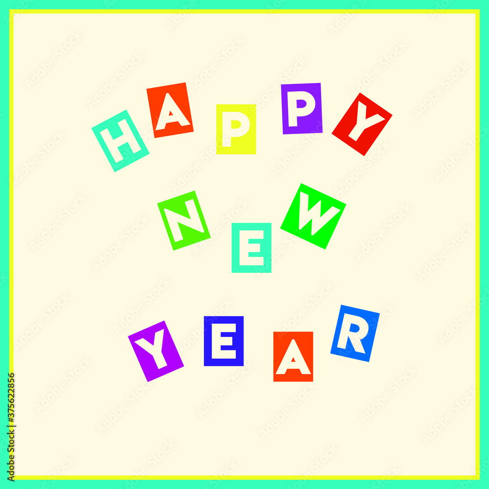 A word writing text showing concept of Happy New Year A word writing text showing concept of Happy New Year