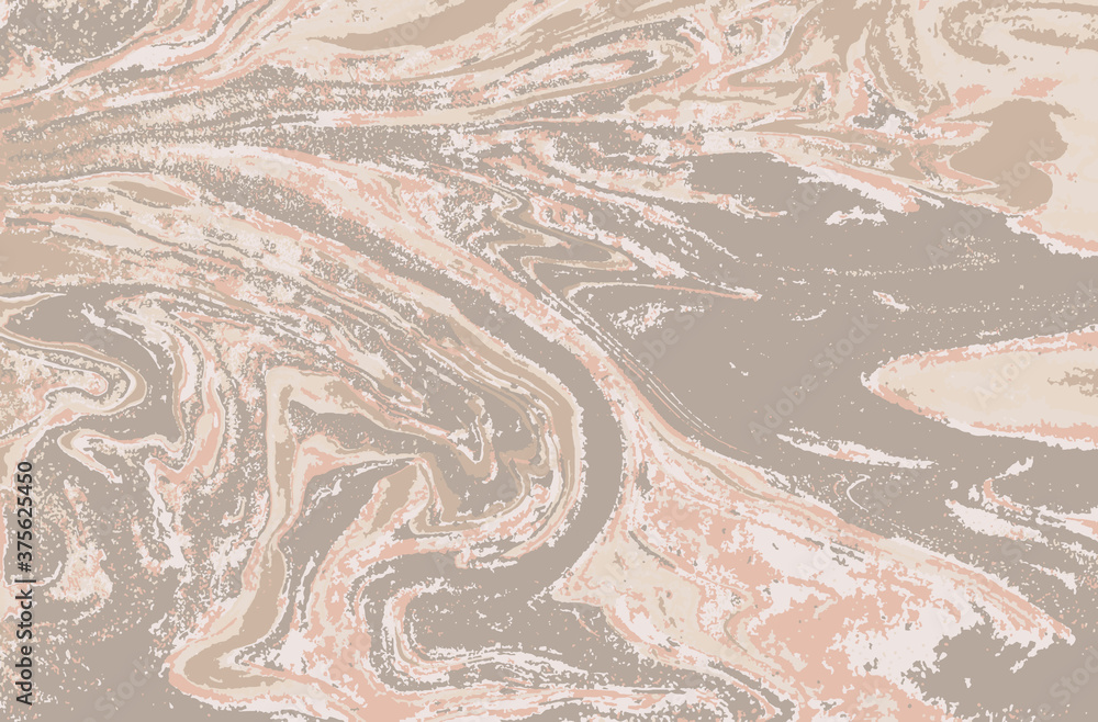 Beige marble pattern. Abstract background. Vector illustration.