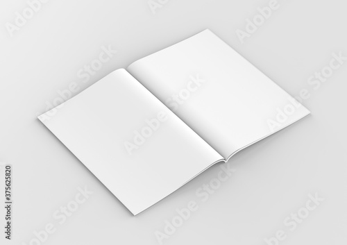 A4 editorial and catalog cover and page mockup