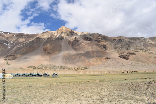 mountain landscape with blue sky