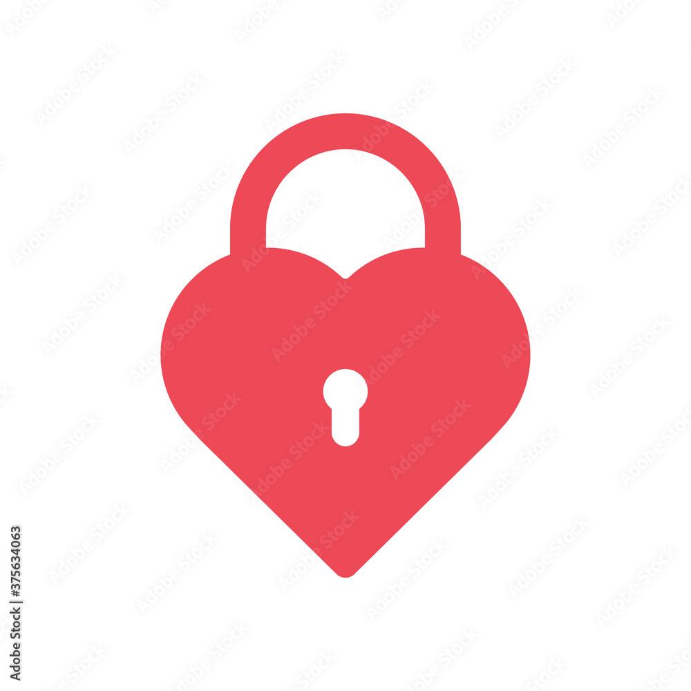 Lock heart icon. Love symbol modern, simple, vector, icon for website design, mobile app, ui. Vector Illustration Lock heart icon. Love symbol modern, simple, vector, icon for website design, mobile app, ui. Vector Illustration