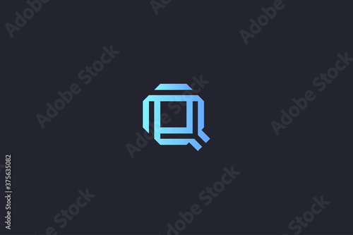 Technology Letter Q Logo Abstract Whimsical Monogram