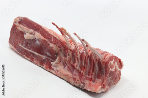 piece of meat list of lamb ribs with bones