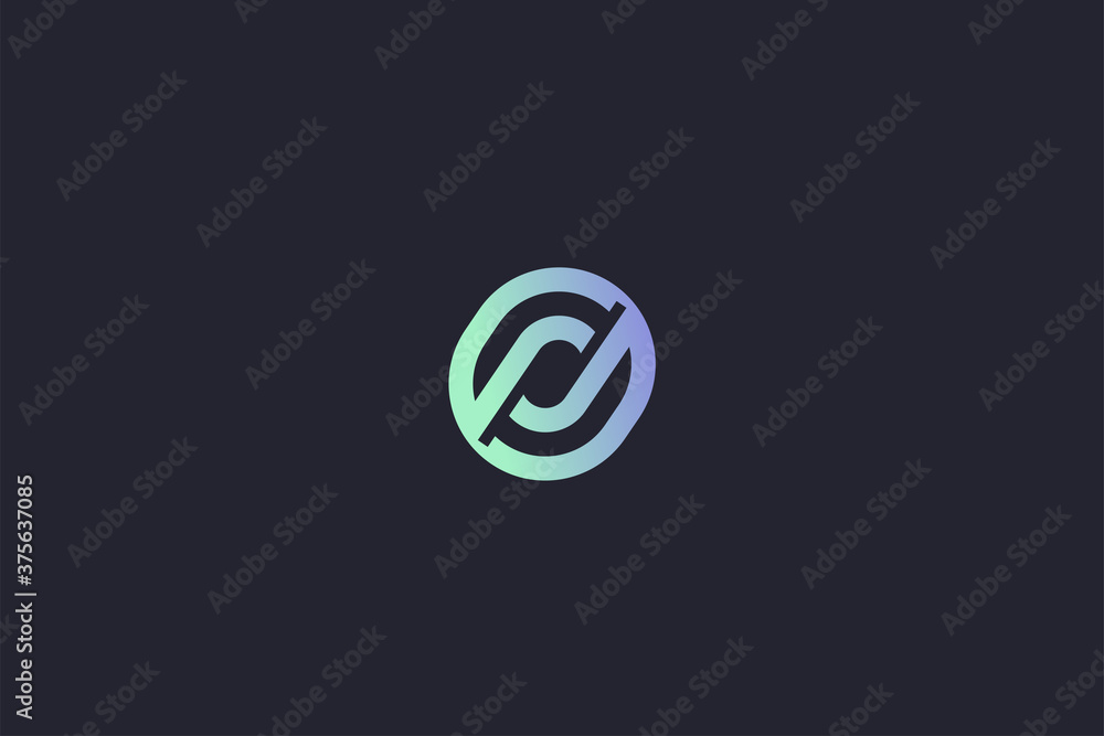 Technology Letter O Logo Abstract Whimsical Monogram Technology Letter O Logo Abstract Whimsical Monogram