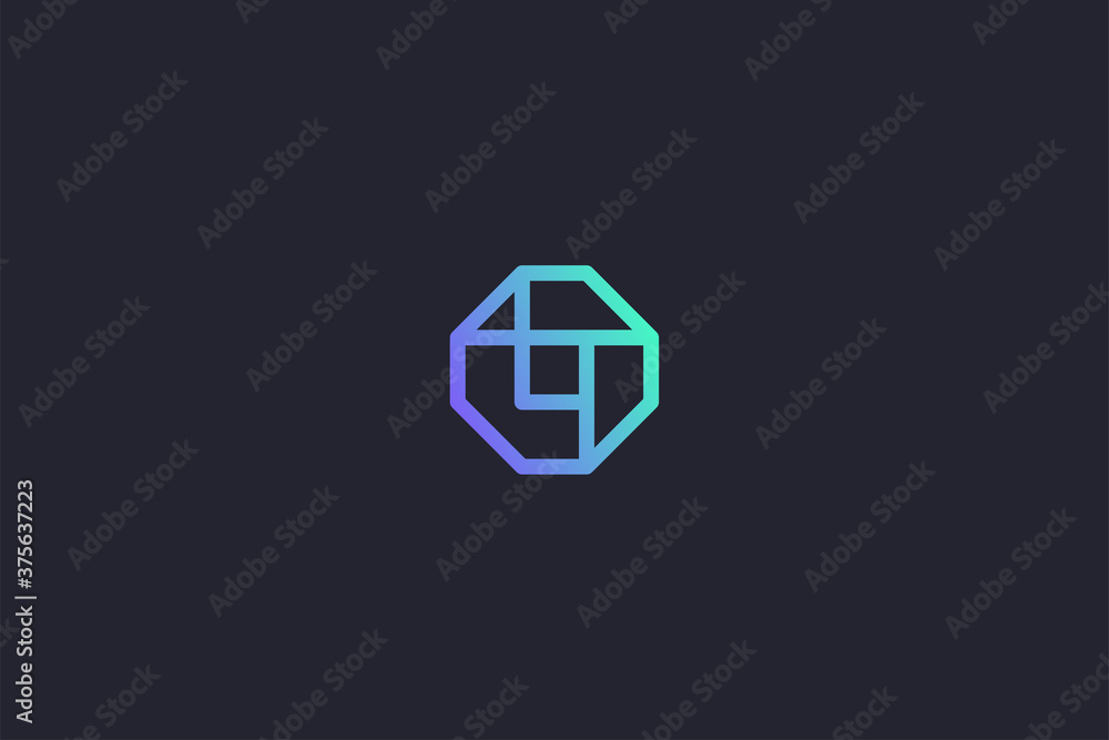 Technology Letter O Logo Abstract Whimsical Monogram Technology Letter O Logo Abstract Whimsical Monogram