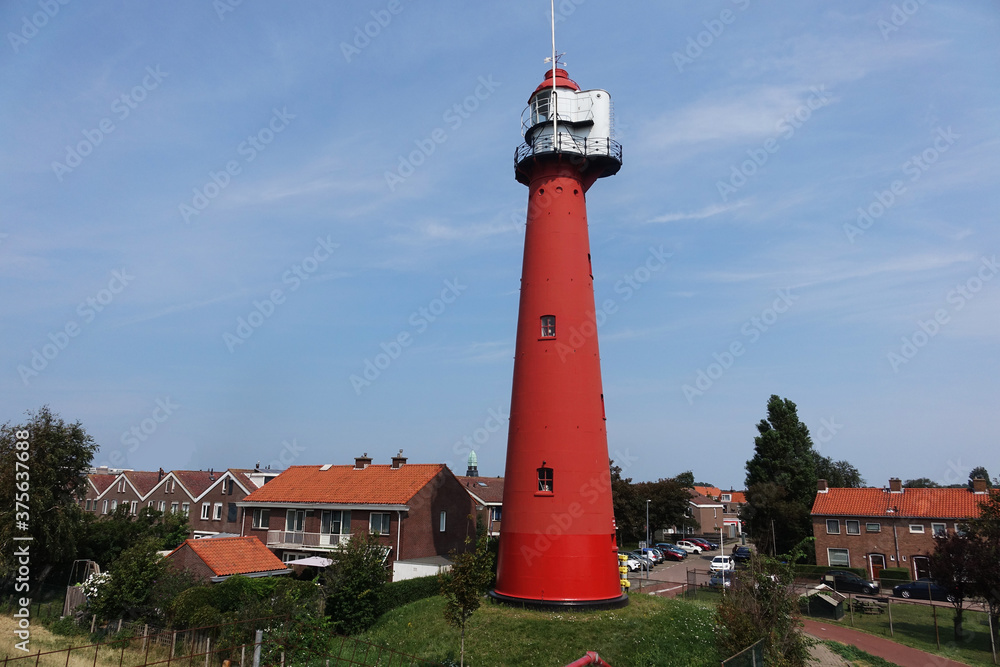 Netherlands. Old lighthouse of Hoek van Holland