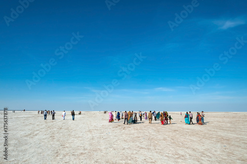 White Rann of Kutch, District Kutch, Gujarat, India.