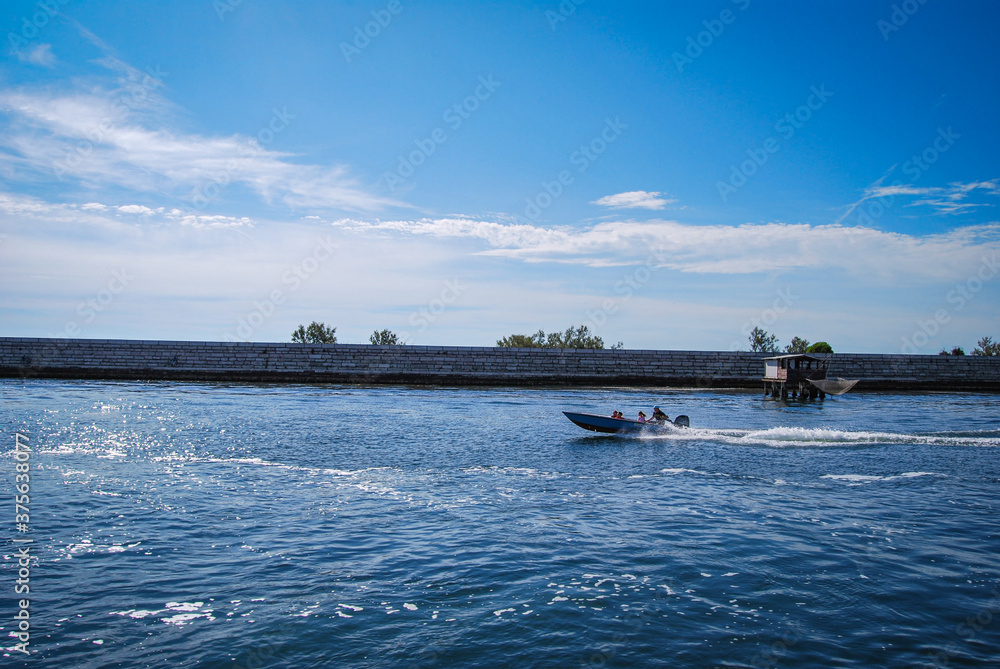 boat on the sea